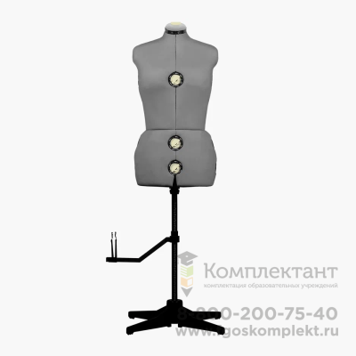 Манекен портновский раздвижной EFFEKTIV Tailor Woman L (grey)