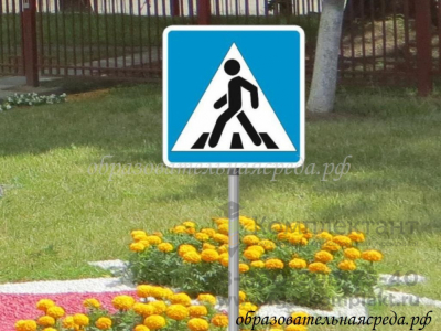 Знак ПДД "Пешеходный переход 