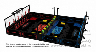 Ресурсный набор соревновательного поля 2022 MakeX Challenge Arena Upgrade Pack for Intelligent Innovator в Москве