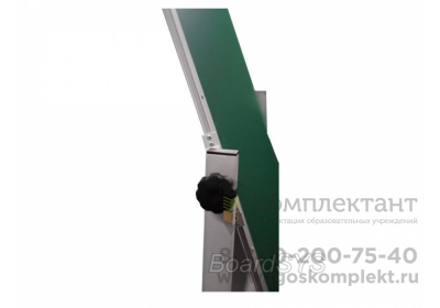 Меловая вертикальная мобильная поворотная доска 100х75 - металлический профиль фото 3