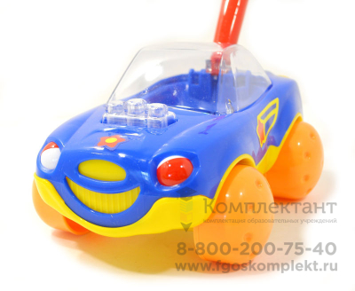 Машинка каталка с ручкой и шариками по ФГОС купить по низким ценам в г. Москва