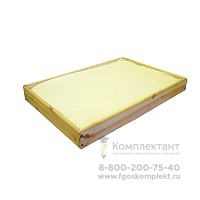 Низкая кровать (массив 64 х 94 см Н-10 см,матрас кокос Н-70мм) арт. МП19221