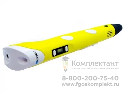 3D-ручка Myriwell RP100B c LCD дисплеем, желтая