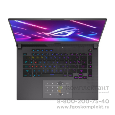 Ноутбук ASUS ROG Strix G15 G513RW-HQ198 Ryzen 9 6900HX/16Gb/SSD512Gb/RTX 3070Ti 8Gb/15.6"/2.5k/IPS/165hz/noOS/grey  (90NR0895-M00AA0) (793311) 📺 в Москве