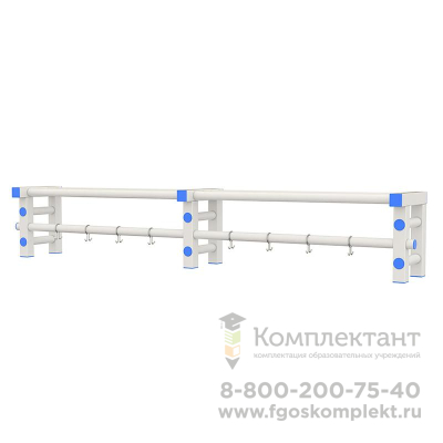 Полка-вешалка 011-0424 (2000 х 320 х 350 мм) 🪑 в Москве