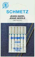 Иглы для джинсы 130705H-J № 70, 5 шт. Schmetz