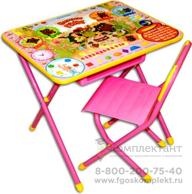 Складная стол-парта с пеналом Дэми с рисунком Винни Пух 