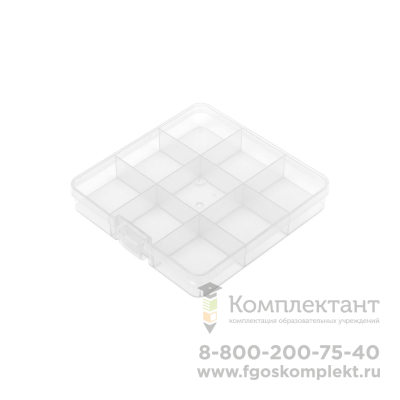 "Gamma" Коробка пластик для шв. принадл. пластик OM-086 прозрачная