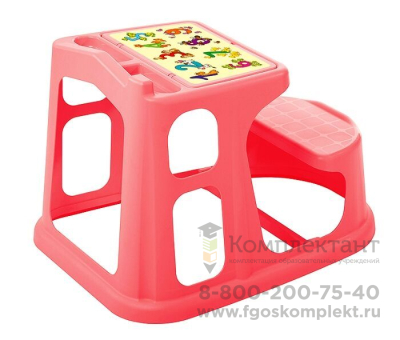 Детский стол парта для дошкольника с азбукой 