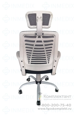 Кресло с сетчатой спинкой и подголовником КР21 фото 3