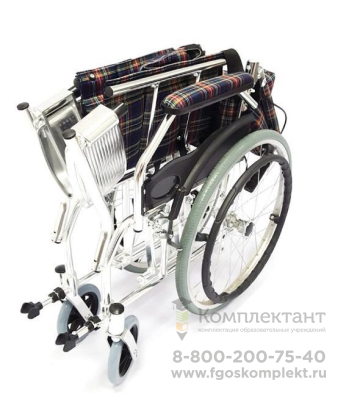 Кресло-коляска инвалидная облегченная алюминиевая складная LY-710-011 арт. MT27308 