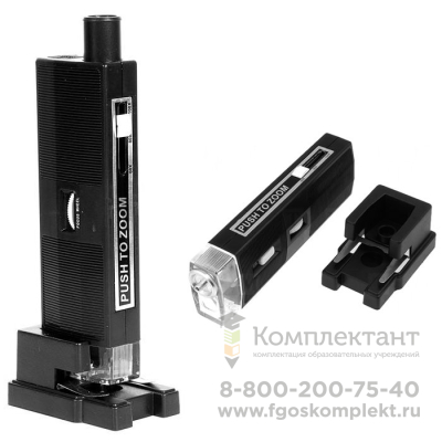 Микроскоп карманный Kromatech 60–100x, с подсветкой (75017) по ФГОС купить по низким ценам в г. Москва